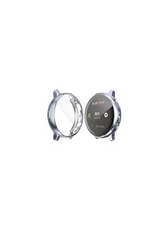 Elmo3ezz compatible with Samsung Galaxy Watch Active 2 44mm Screen Protector Case, Plated Soft TPU Case Full Coverage Screen Protective Cover Bumper Shell for Galaxy Active 2 44mm Smart Watch (Grey)