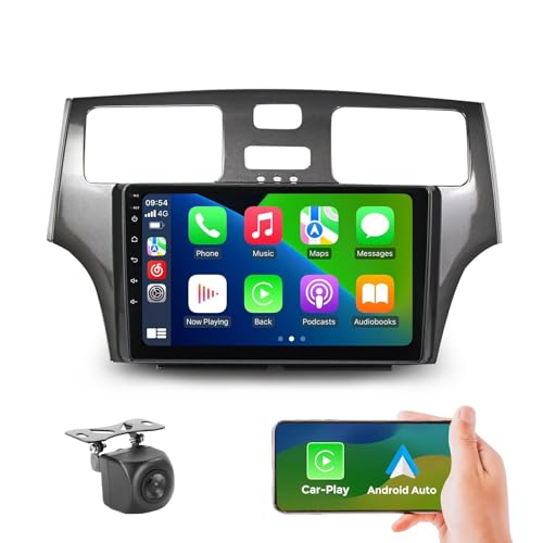 RONGJI Car Stereo for Lexus ES300 ES330, 8Core Android 14 Radio Player 9" QLED Touch Screen GPS Navigation for Lexus ES250 ES300 ES330 XV30 2001 2002 2003 2004 2005 2006 Car-Play & Android Auto Head Unit - Image 1