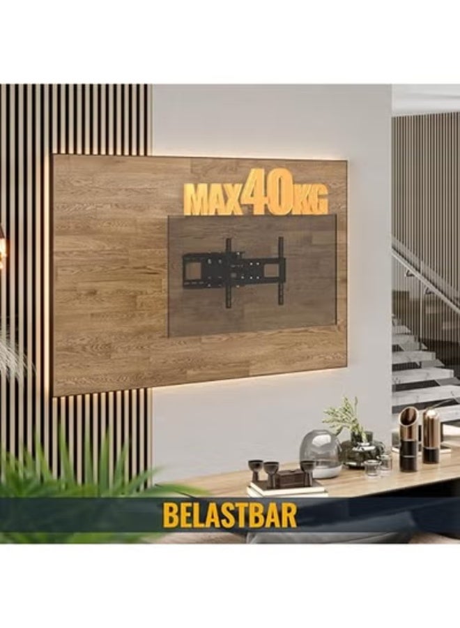 TV Wall Mount 37–65 Inch – Swivelling & Tilting Bracket – Heavy-Duty & Space-Saving Design – VESA up to 400x400 mm - Image 4