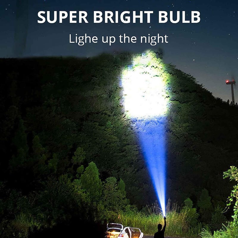 comfrt Led Flashlight Rechargeable USB Torch Mini Small Light Bright Handheld Tiny Portable Pocket Flash Light High Lumens Portable Emergency Camping Accessories - Image 3