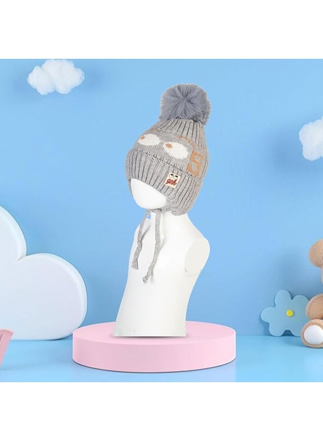 Mee Mee Adorable Baby Winter Woolen Skull Cap (0-12 Months) - Pack of 1 - Image 4