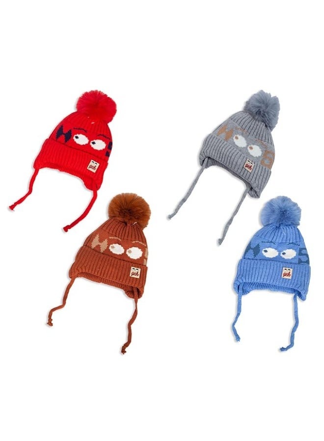 Mee Mee Adorable Baby Winter Woolen Skull Cap (0-12 Months) - Pack of 1 - Image 1