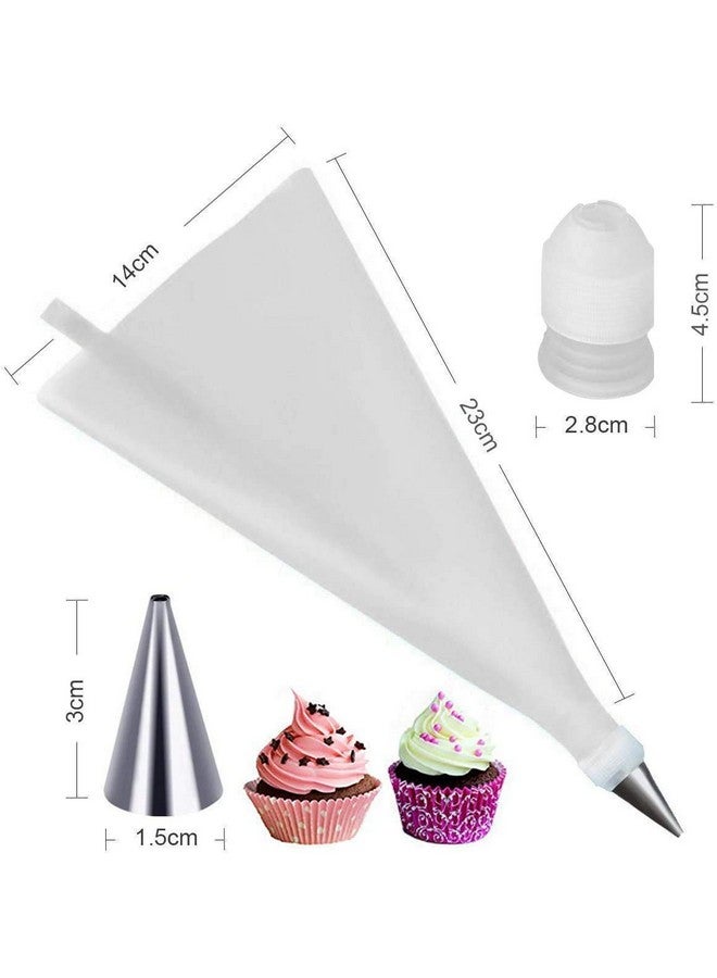 Perfect Pricee 12 Piece Cake Decorating Set Frosting Icing Piping Bag Tips with Steel Nozzles - Image 2
