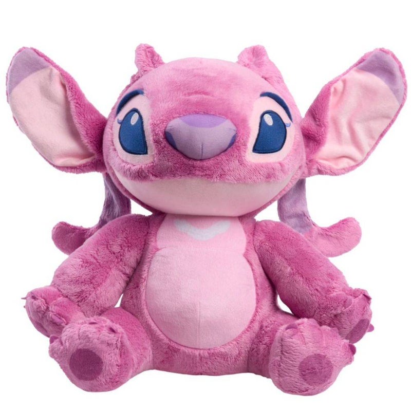 Disney Lilo & Stitch Angel Large Plush Toy (35.56 cm, Pink) - Image 1