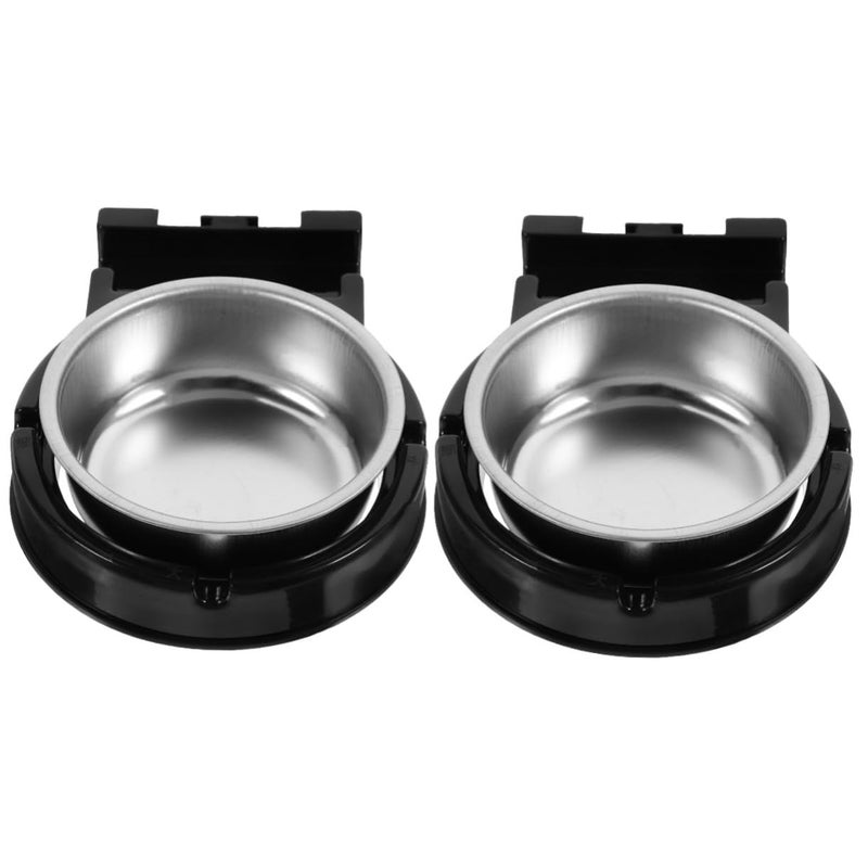 2 Pack Sleek Metal Smoking Ashtray Wall Hanging Decor Ash Tray For Men - Image 2