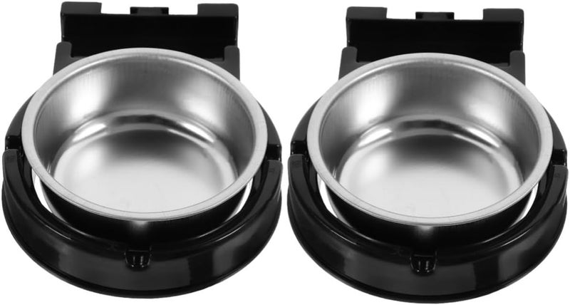 2 Pack Sleek Metal Smoking Ashtray Wall Hanging Decor Ash Tray For Men - Image 1