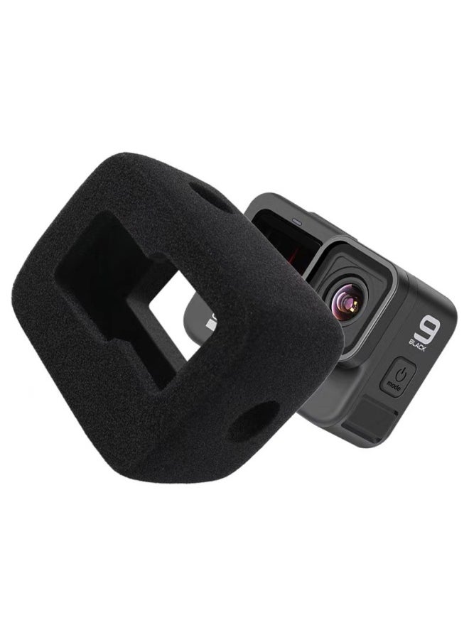 Gopro 12/11/10/9 Windproof Cover Sports Camera Sponge Cover Noise Reduction Foam Dog 8/7 Protective Set-Color:GOPRO/9/10/11/12 - Image 2