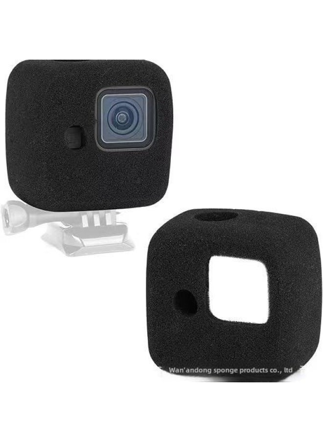 Gopro 12/11/10/9 Windproof Cover Sports Camera Sponge Cover Noise Reduction Foam Dog 8/7 Protective Set-Color:GOPRO/9/10/11/12 - Image 4