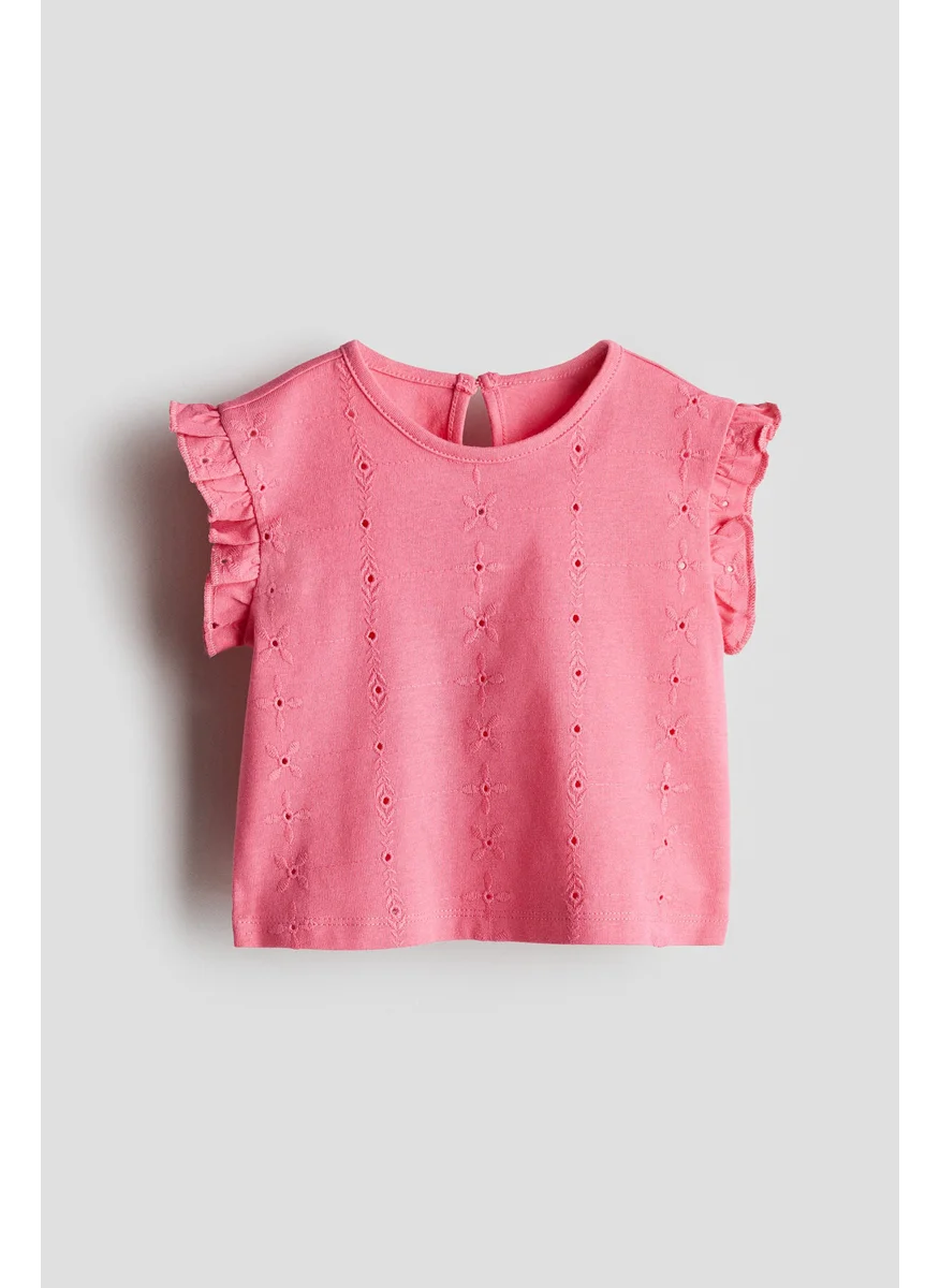 H&M Broderie Anglaise Top