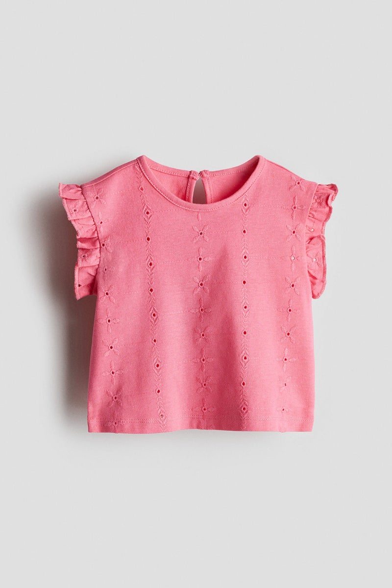 H&M Broderie Anglaise Top - Image 1