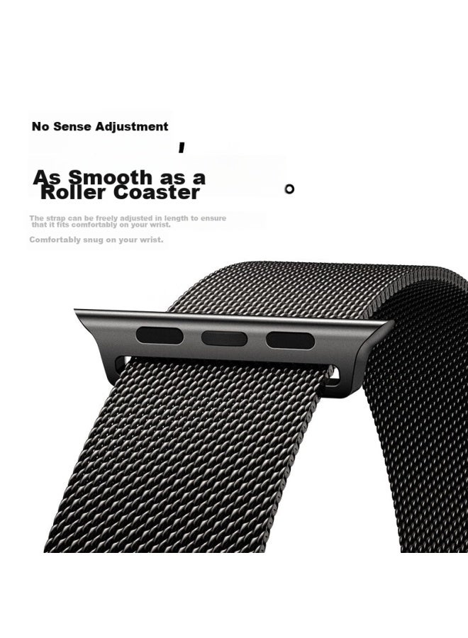 Bho Apple Watch Band Compatible With Apple Watch S10/s9/se/ultra2, Milanese Loop, Iwatch S8/7/6/5/4, Metal Stainless Steel Band - Image 5