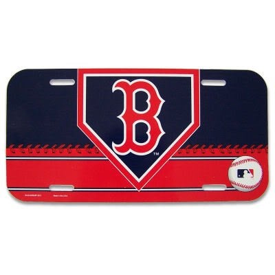 WinCraft MLB Boston Red Sox 86901515 License Plate - Image 2