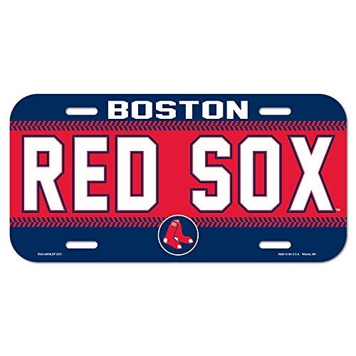 WinCraft MLB Boston Red Sox 86901515 License Plate - Image 1