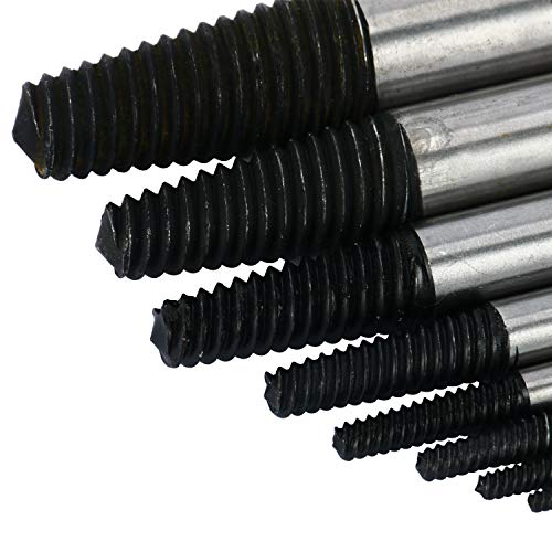FreeTec 8pcs Water Pipe Screw Extractor Set, Damaged Screw Broken Bolt Remover Set - Image 4