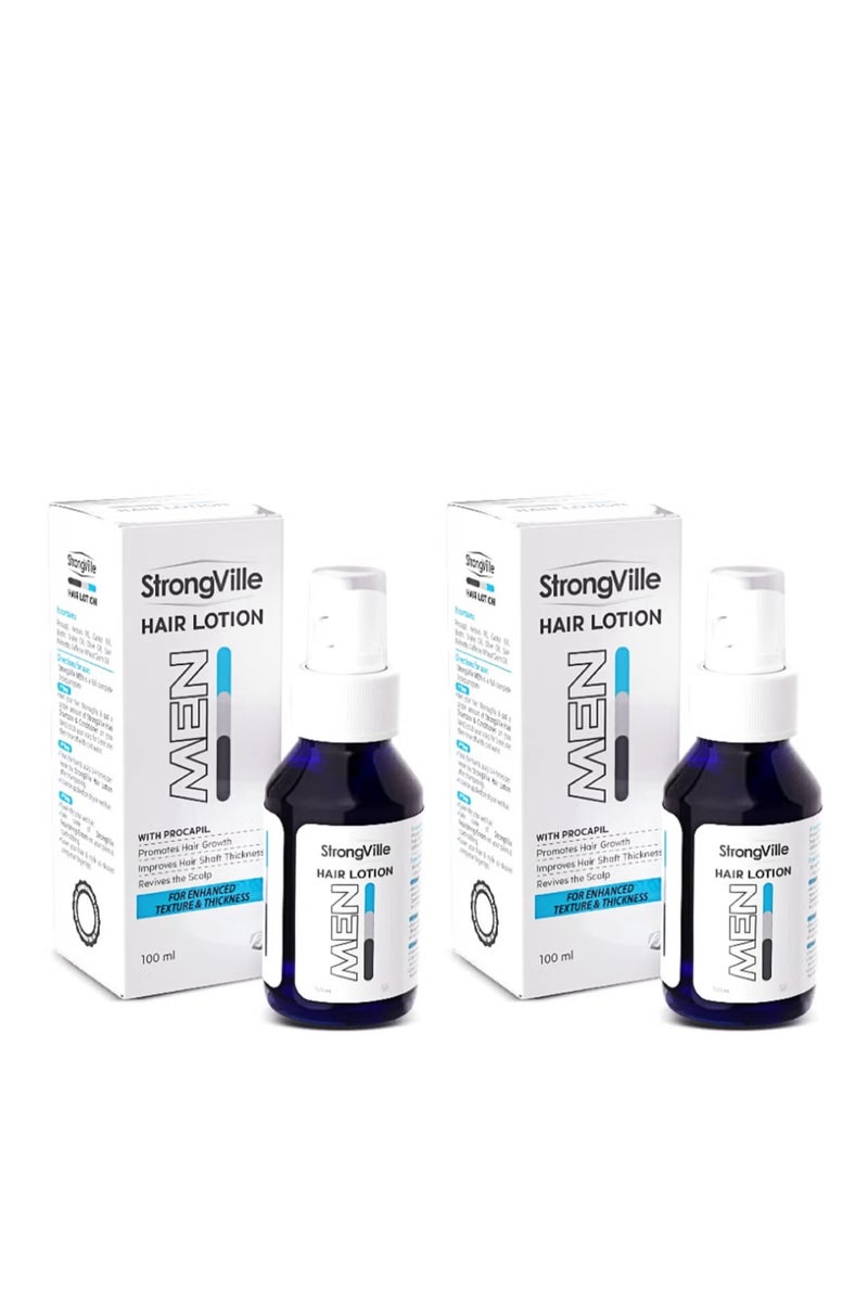 Hair Lotion For Men With Procapil - 100 Ml 1+1