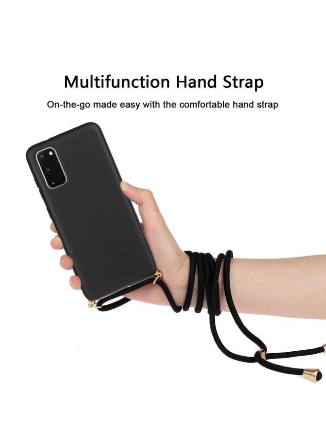 Zaboon Case For Galaxy S20 Wheat Straw Material + TPU Protective Case with Lanyard - Image 3