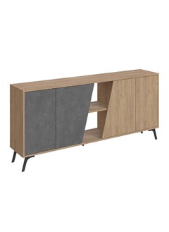Mourah Home Mourah Fiona Console 180 Cm - Oak/Grey - 2 Years Warranty  - Image 4