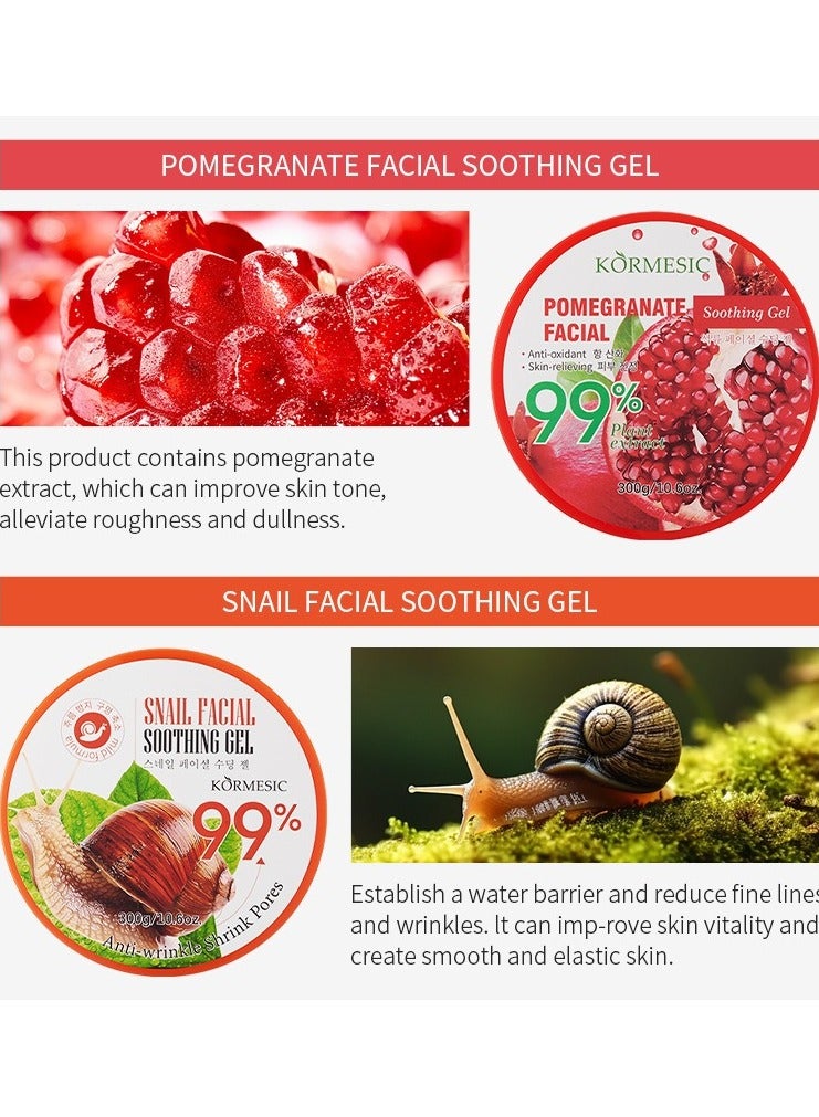 Kormesic Pomegranate Facial Gel 300g - Antioxidant & Revitalizing - Image 2