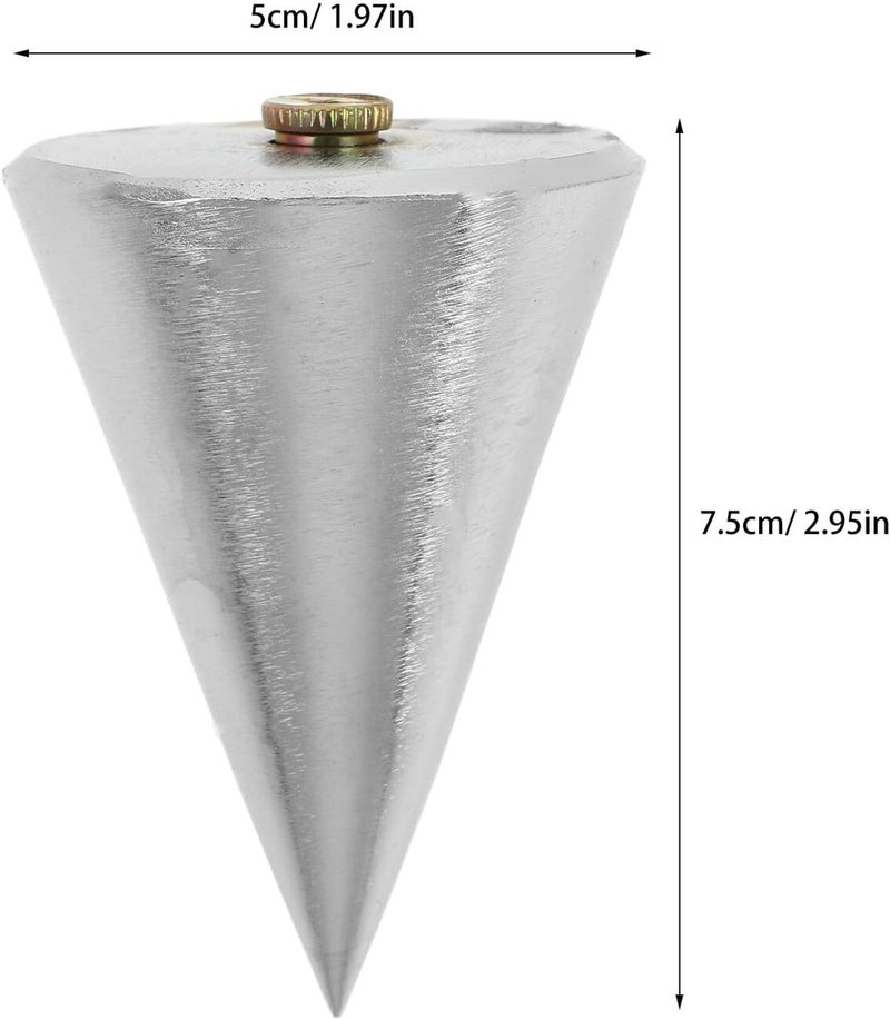 Steel Hanging Line Hammer Vertical Plumb Bob Tool for Building Measuring Steel Construction Accurate Perpendicularity for Construction Renovation Woodworking Use - Image 2
