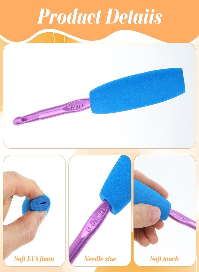 ValueBargain 10Pcs Foam Grip Tubing, No-Cut Foam Tubes Grip Aid for Utensils & Cutlery, Comfortable Handle Padding for Elderly & Disabled (Non-Slip, Easy to Install) - Image 3