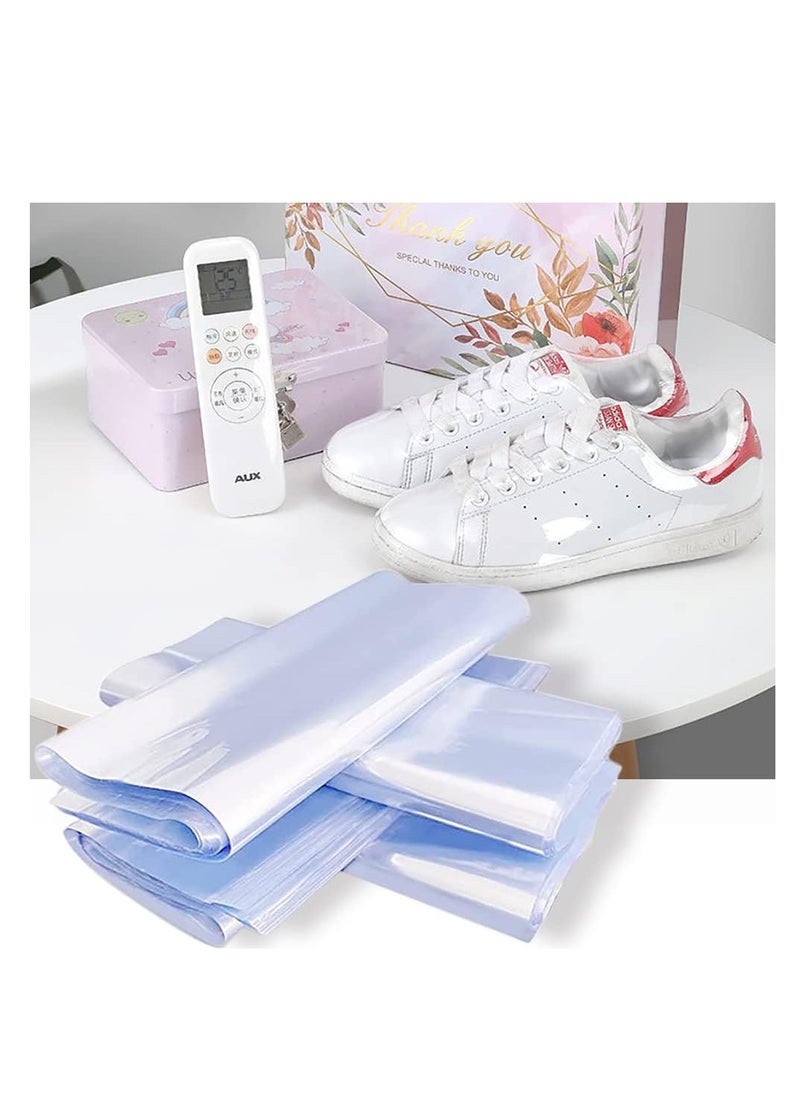 Generic Shrink Wrap Bags, PVC Clear Heat Sealer Bags, Seal Wrapping Supplies, Waterproof Odorless and Transparent, for Shoes Storage, Gifts, Remote Control, Candles, DIY Crafts Packaging, 50pcs (40 * 60cm)  - Image 1