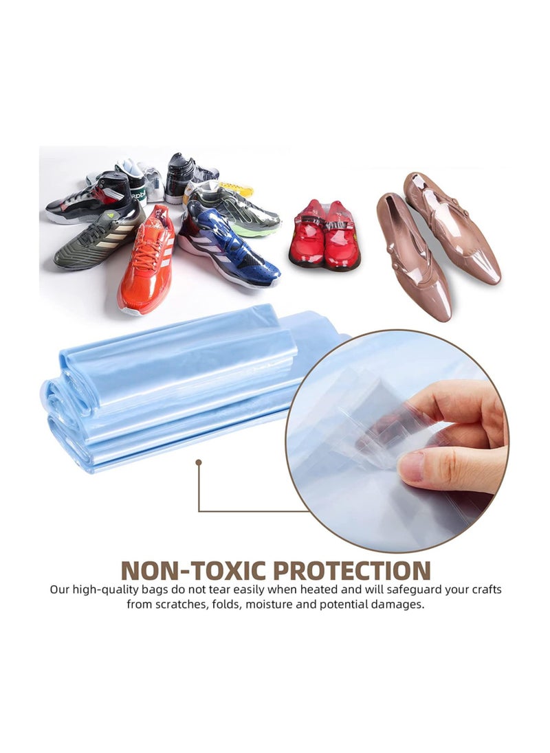 Generic Shrink Wrap Bags, PVC Clear Heat Sealer Bags, Seal Wrapping Supplies, Waterproof Odorless and Transparent, for Shoes Storage, Gifts, Remote Control, Candles, DIY Crafts Packaging, 50pcs (40 * 60cm)  - Image 4