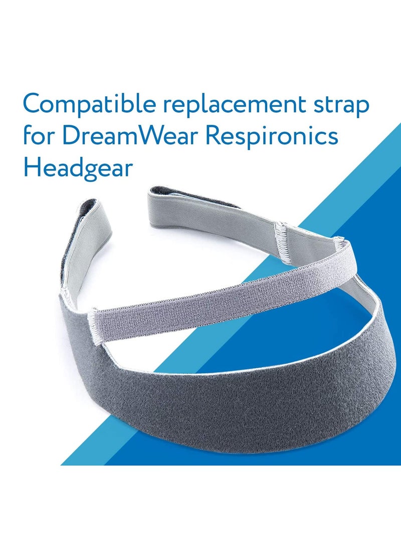 SOLARAE Replacement for DreamWear Respironics Headgear for Dreamwear Nasal Mask Strap for CPAP Machine Extra Long Strap for a Comfortable Fit - Image 2