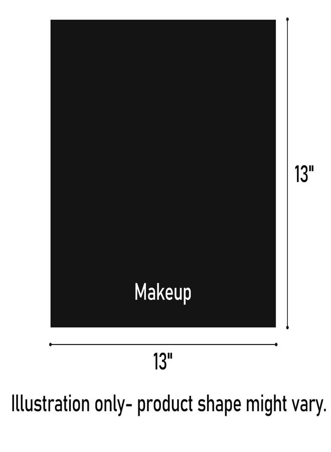 Vnoss Makeup Towels - Pack of 6 - Ultra Soft & Gentle Microfiber Coral Fleece Washcloth Face Make Up Remover, 13 x 13 in, Black - Image 4