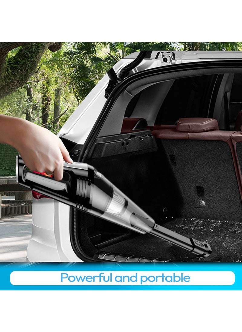 Generic - Wireless Car Vacuum Cleaner,Car Vacuum  High Power 6000Pa, Small 12V Handheld Vacuum with LED Light, Deep Detailing Cleaning Kit of Car Interior - Image 1