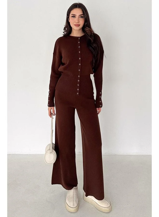 Noa Noa Women’s Wide-Leg Knit Set – Knit Flow