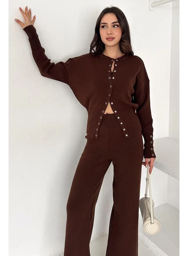 Noa Noa Women’s Wide-Leg Knit Set – Knit Flow
