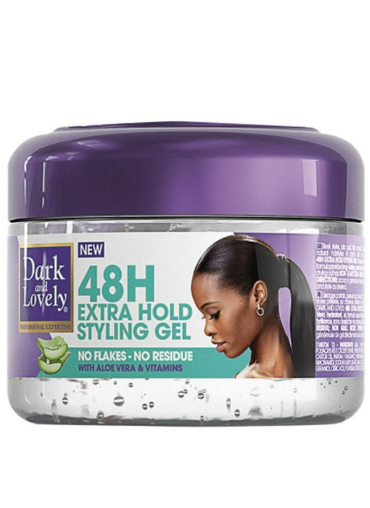 Dark & Lovely - GEL 48HOURS EXTRA HOLD STYLING GEL 250 ML - Image 1