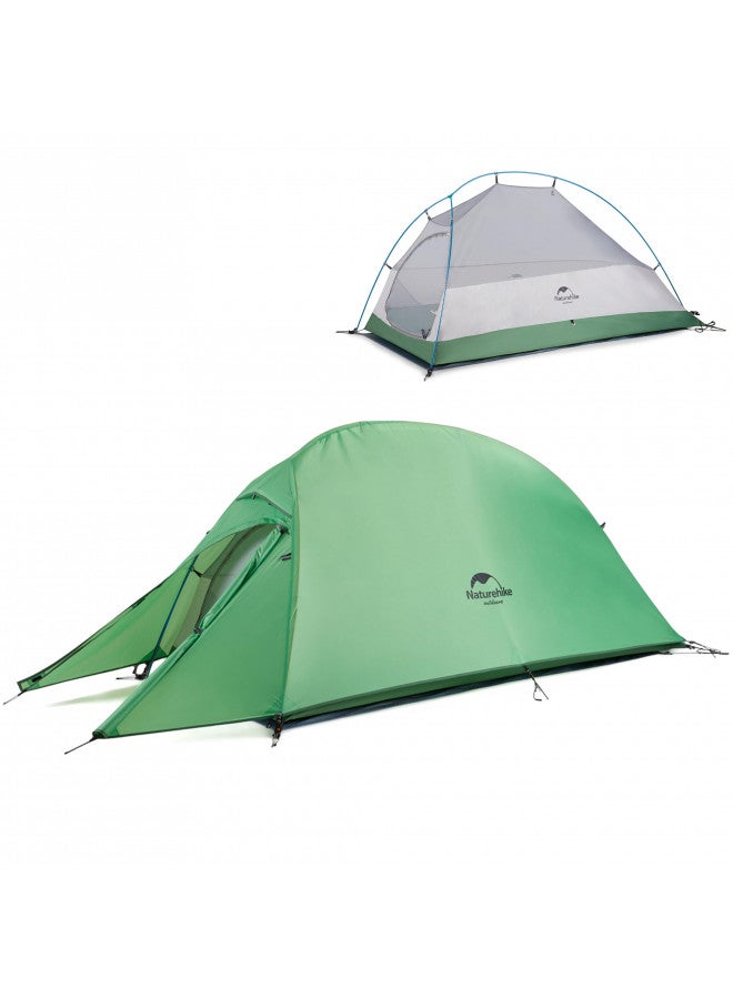 Naturehike Cloud-Up 1 Person Tent Lightweight Backpacking Tent for One Man, Waterproof Ultralight Single Person Tent, Double Layer One Person Tent for Camping Hiking Backpacking - Image 1