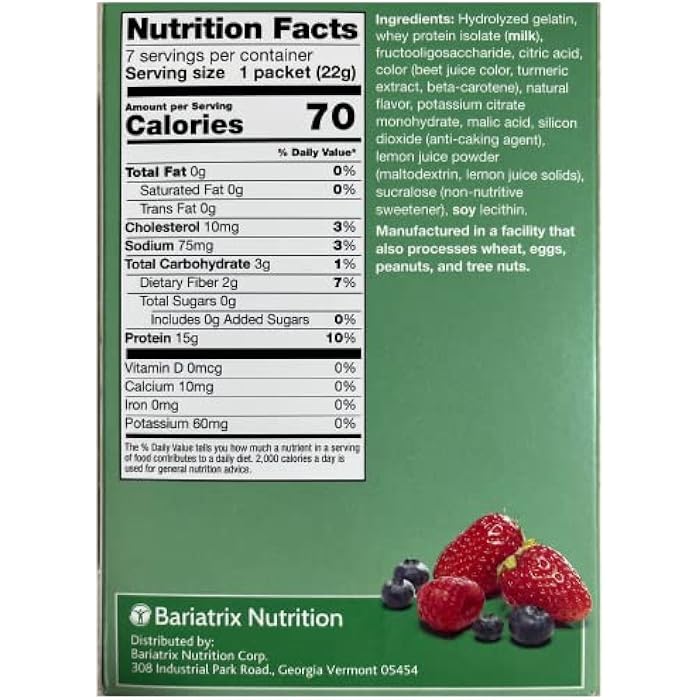 ProtiFit - High Protein Fruit Flavored Powder Drink Mix, 15g Protein, Low Calorie, Sugar Free, Ideal Protein Compatible, 7 Servings Per Box (Berry Blast) - Image 2