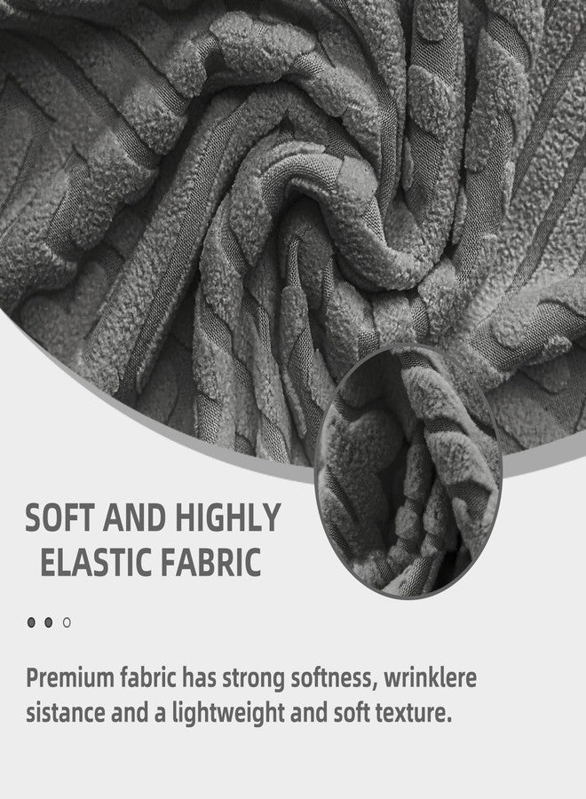Promindflyplka Chair Covers, Stretch Jacquard Dining Room Chair Covers Set of 6, Cat Scratch Resistant Washable Chair Covers for Dining Chairs, Removable Chair Protectors for Dining Room, Kitchen, Hotel, Ceremony - Image 3