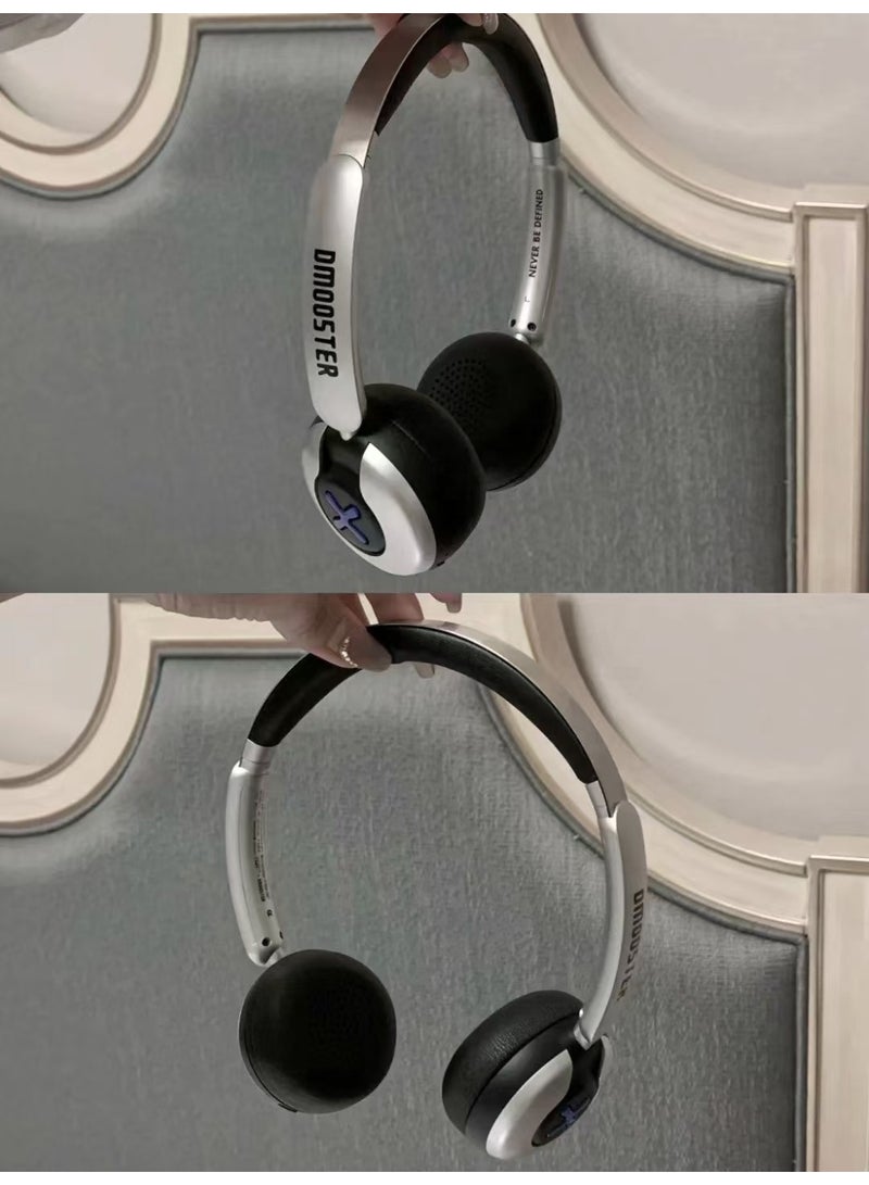 D MOOSTER ANC Wireless Headphones – Spatial Audio, Bluetooth 5.4, Ultra-Lightweight Over-Ear Design, 25H Playtime, Multi-Device Connection - Image 4