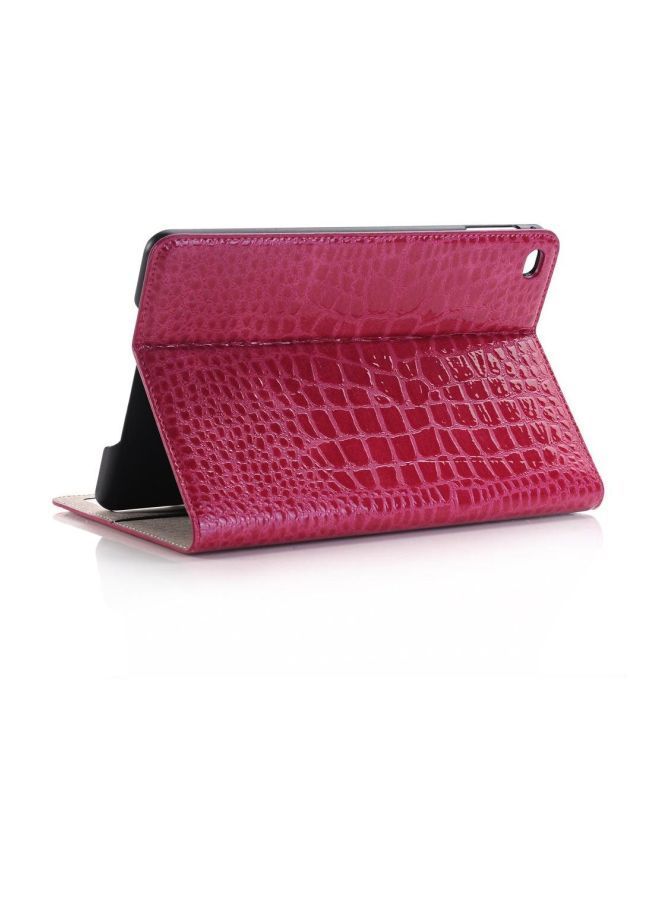 NIBEMINENT Crocodile Grain Flip Cover For Apple iPad Pro 12.9-Inch Red - Image 3