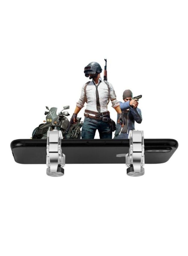 قطعتان من وحدة التحكم في لوحة الألعاب PUBG L1R1 Shooter Trigger للهواتف الذكية - لاسلكية - Image 4