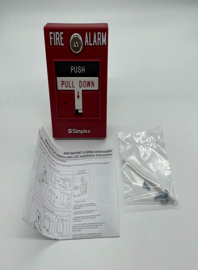 Simplex Simplex 4099-9006 Double Action, Push Pull Down Station, No Key ...