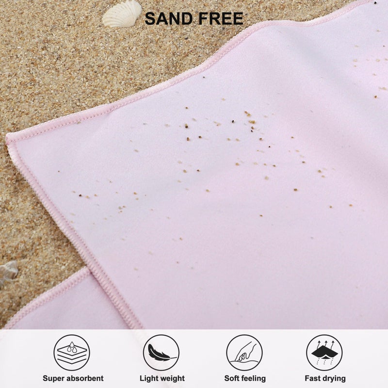 Rainleaf Microfiber Towel Perfect Travel & Gym & Camping Towel. Quick Dry - Super Absorbent - Ultra Compact - Lightweight. Suitable for Trip, Beach, Shower, Backpacking, Pool - Image 5