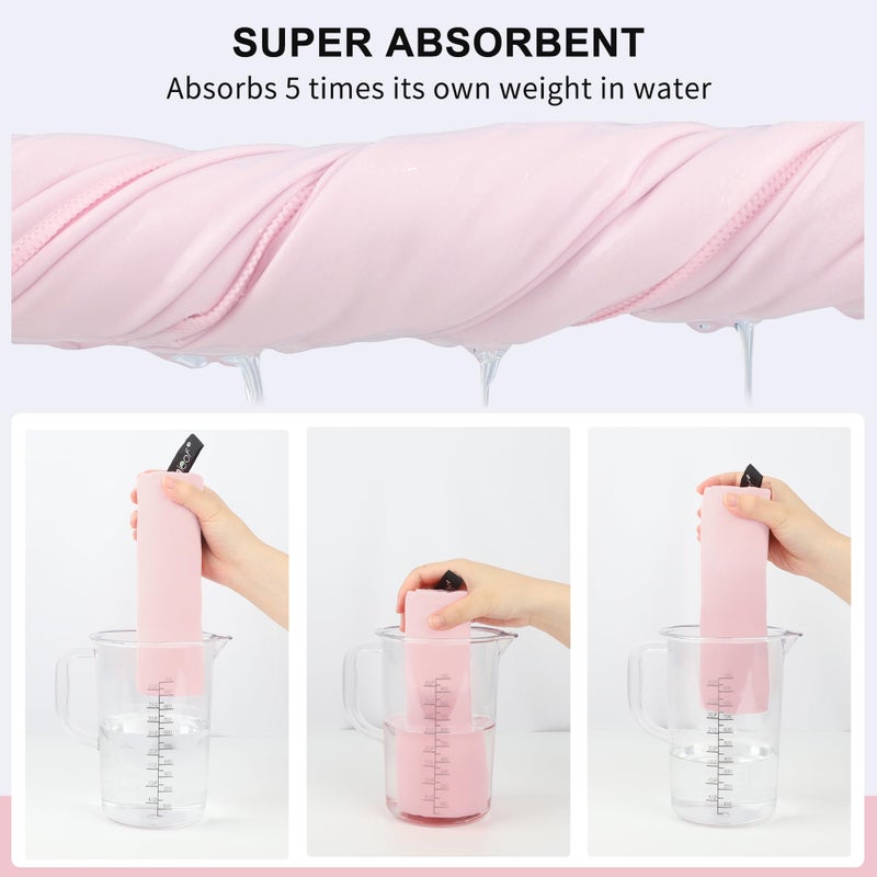 Rainleaf Microfiber Towel Perfect Travel & Gym & Camping Towel. Quick Dry - Super Absorbent - Ultra Compact - Lightweight. Suitable for Trip, Beach, Shower, Backpacking, Pool - Image 4