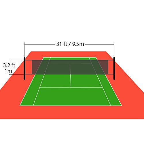 NKTM Outdoor Volleyball Net - 32x3 Feet Portable for Backyard & Pool - Image 2