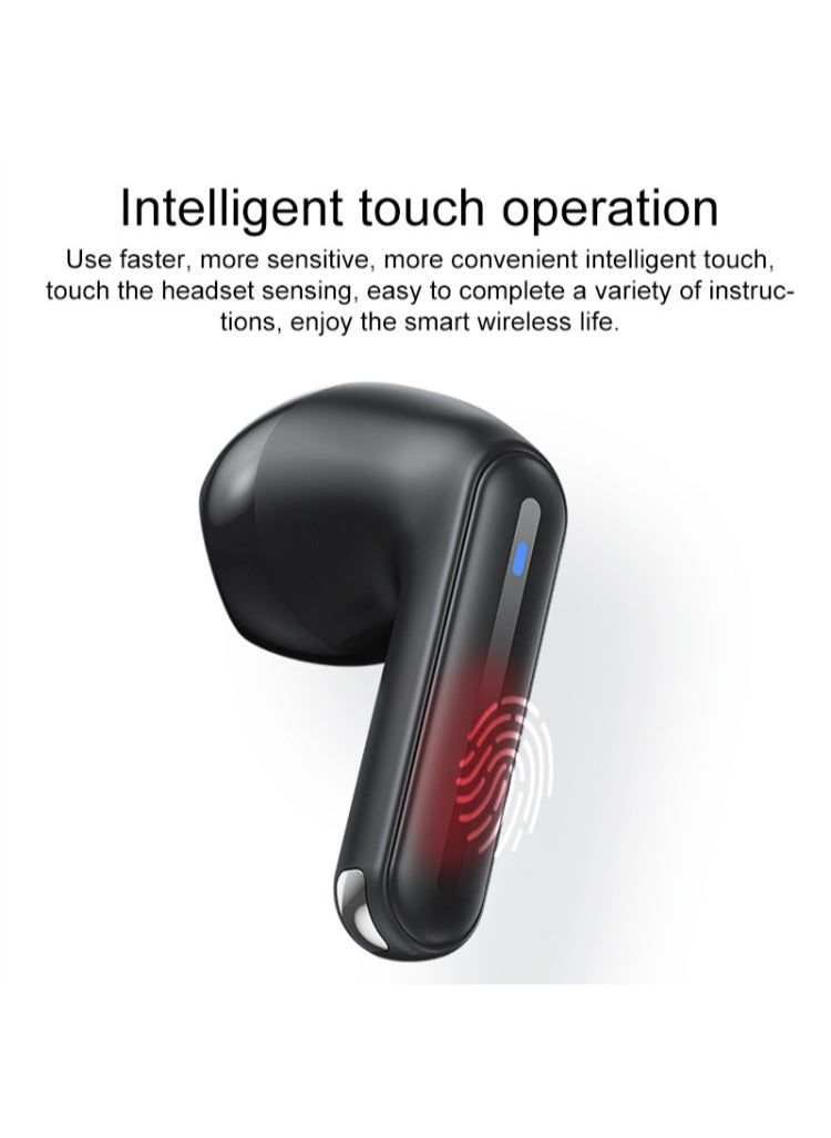 Yesido - Yesido TWS19 EARBUDS Bluetooth 5.3 LED Digital Display ENC Noise Reduction Bluetooth Earphone - White - Image 1
