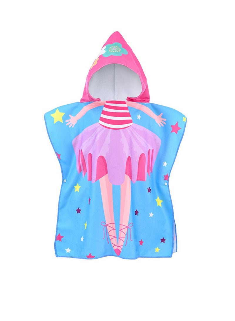Star Babies Hooded towel - Blue/PInk - Image 1
