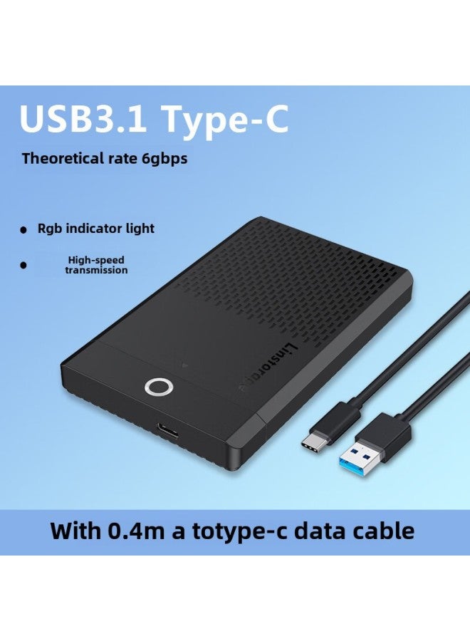 Associated 2.5 Inch Mobile Hard Disk Box Notebook SSD Solid State Mechanical SATA Hard Disk Universal Reader-Color:2.5inch Sata Hard Drive Box Rgb Model  - Image 1