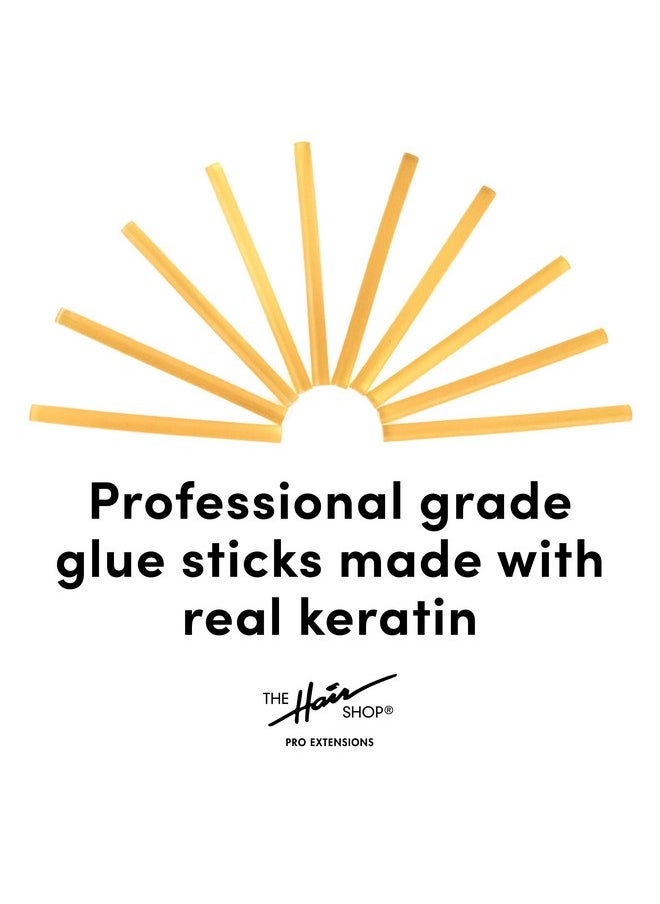 The Hair Shop Fusion Hair Extension Keratin Glue Sticks By The Hair Shop Professional Hair Bond Adhesive Sticks For Extension Glue Gun (Blonde)  - Image 3
