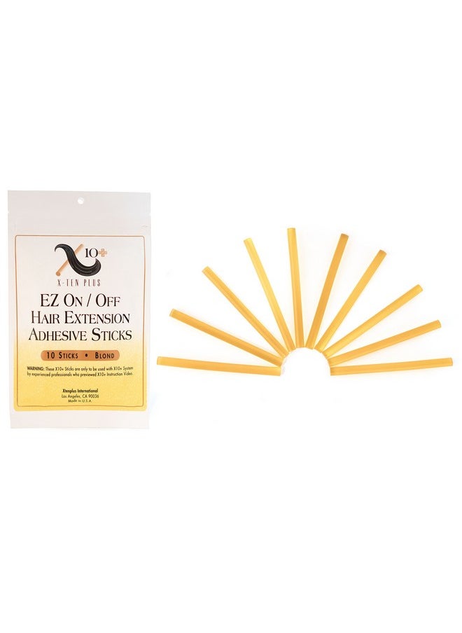 The Hair Shop Fusion Hair Extension Keratin Glue Sticks By The Hair Shop Professional Hair Bond Adhesive Sticks For Extension Glue Gun (Blonde)  - Image 2