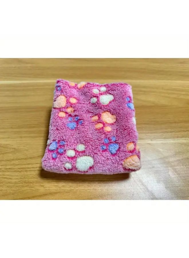 Pink Pet Towel High Density Fiber Material Double Upgrade For Water Absorption Softness - Image 1
