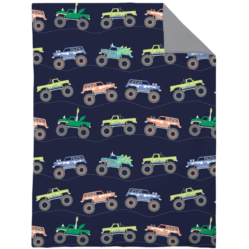 Carter's Monster Truck 4 Piece Toddler Bed Set - Image 2