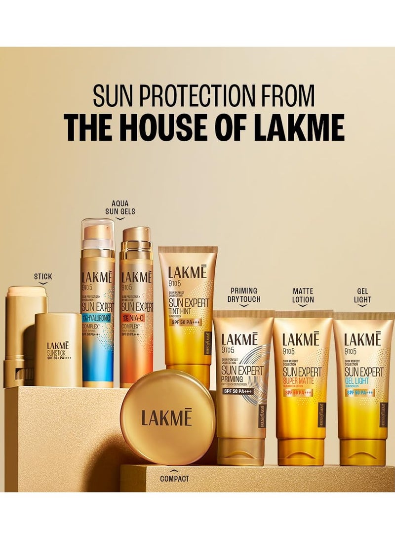 LAKME Lakme Sun Expert SPF 50 PA++ Ultra Matte Lotion Sunscreen, Blocks Upto 97% Harmful Sunrays, 50 ml - Image 3